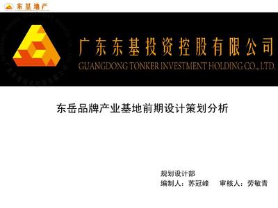 策劃分析報告